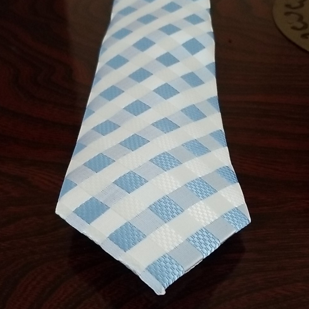 Checkered Silk Tie